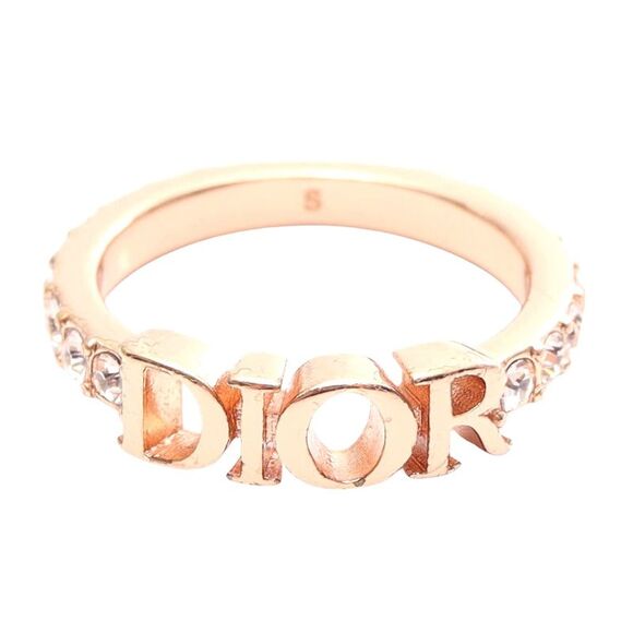 Dior Dio(r)evolution Ring Gold Plated Rhinestone - Picture 1 of 7